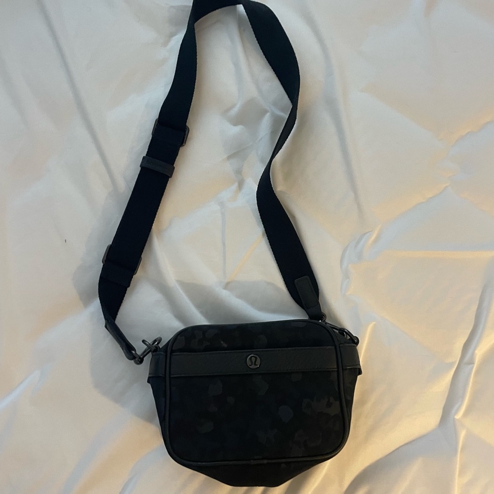 Lululemon black Camouflage Crossbody Bag